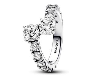 Pandora Rings Superimposed Shiny Band Ring 193149C01