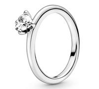 Pandora Rings Transparent Heart Solitaire Ring 198691C01