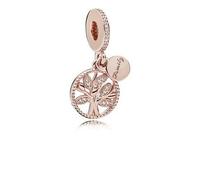 Pandora Rose Gold Family Heritage Pendant Charm