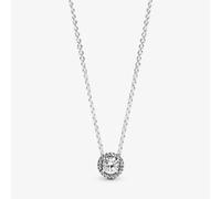 PANDORA Round Sparkle Halo Necklace 396240CZ-45