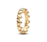Pandora Row of Hearts Ring - 56