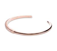 Pandora Signature interlocking circles sterling silver and 14k rose gold-plated pendant with clear cubic zirconia and necklace