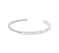 Pandora Signature I-D sterling silver open bangle, 2