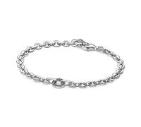 Pandora Signature Pavé Bold Chain sterling silver bracelet with clear cubic zirconia, 18