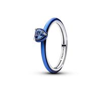 Pandora Rings Blue Chakra Heart Ring 193088C03