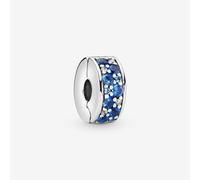 PANDORA Silver Blue Pave Clip Charm 791817NSBMX