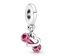 Pandora Silver Charm Pendant Dumbbell & Heart 799545C01