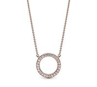 PANDORA Silver Circle of Sparkle Pendant Necklace