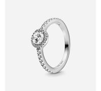 PANDORA Silver Classic Sparkle Halo Ring 198864C01-56