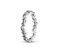 Pandora Silver Crescent Moon Ring - 56