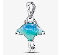 PANDORA Silver & Cubic Zirconia Manta Ray Dangle Charm 794685C01