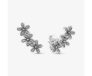 PANDORA Silver Daisy Flower Stud Earrings 290744CZ
