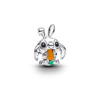 Pandora Silver Disney Stitch Easter Bunny Charm