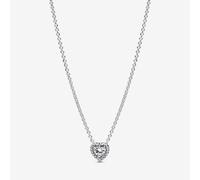PANDORA Silver Elevated Heart Necklace 398425C01-45