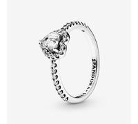 PANDORA Silver Elevated Heart Ring 198421C01-56