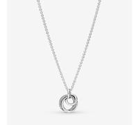 PANDORA Silver Family Always Entwined Pendant Necklace 391455C01-60