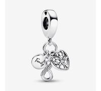 PANDORA Silver Family Triple Infinity Dangle Charm 792201C01