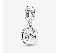 PANDORA Silver Forever Sisters Dangle Charm 798012FPC