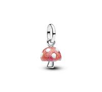 Pandora Silver Glow-In-The-Dark Mushroom Dangle Charm