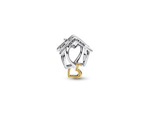 Pandora Silver Home & Heart Charm