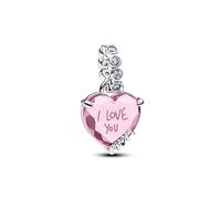 Pandora Silver I Love You Mom Dangle Charm