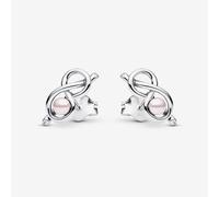 PANDORA Silver Infinity Knot Stud Earrings 293761C01
