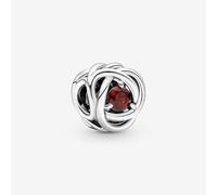 PANDORA Silver January Birthstone Eternity Circle Charm 790065C06