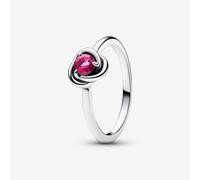 PANDORA Silver October Birthstone Circle Ring 192993C10-48