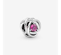 PANDORA Silver October Birthstone Eternity Circle Charm 790065C05