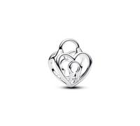 Pandora Silver Openwork Heart Padlock Charm