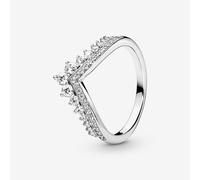 PANDORA Silver Princess Wishbone Ring 197736CZ-54