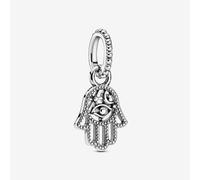 PANDORA Silver Protective Hamsa Hand Dangle Charm 799144C00
