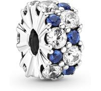 PANDORA Silver Shining Path Clip Charm for Bracelet