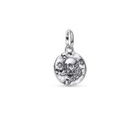 Pandora Silver Skull Medallion Charm