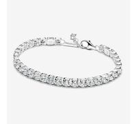 PANDORA Silver Sparkling Bold Tennis Bracelet 593539C01-20