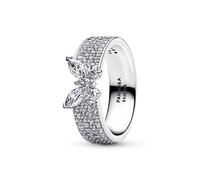Pandora Silver Sparkling Butterfly Bold Ring - 50