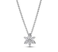 Pandora Silver Sparkling Flower Necklace - 45cm