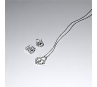 Pandora Silver Sparkling Heart Padlock Set - Silver