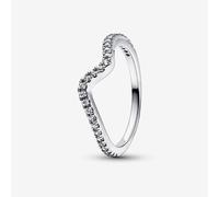 PANDORA Silver Sparkling Wave Ring 192539C01-60