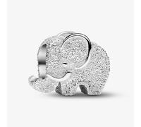 Pandora Silver Textured Elephant Mini Charm
