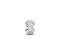 Pandora Silver Textured Infinity Symbol Mini Charm