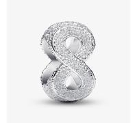 Pandora Silver Textured Infinity Symbol Mini Charm