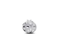Pandora Silver Textured Ladybird Mini Charm