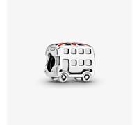 PANDORA Silver Union Jack London Bus Charm 791049ER
