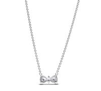 PANDORA Sparkling Bow Necklace- No Box