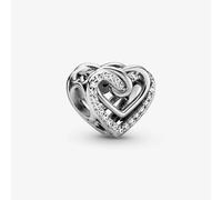PANDORA Sparkling Entwined Hearts Charm 799270C01