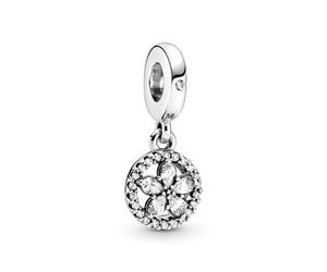 Pandora Sparkling Flower Circle Dangle Charm 799222C01