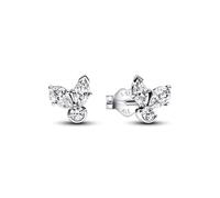 PANDORA Sparkling Herbarium Cluster Stud Earrings - Sterling Silver Earrings - Gift for Her - No Box