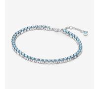 PANDORA Sparkling Light Blue Tennis Bracelet 591469C03-20