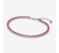 PANDORA Sparkling Pink Tennis Bracelet 591469C04-16